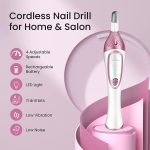 ISTON 36-Piece Professional Manicure & Pedicure Kit, Cordless Nail Drill Machine, 20000RPM,11Pcs Bits, 4 Speed, Electric Nail File Set, Nails Care Kits, Manicure Pedicure Tools, Storage Case - Image 2
